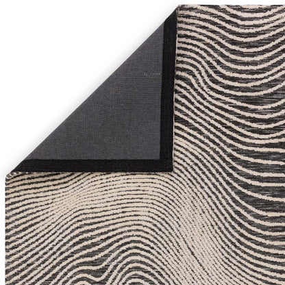 Magnitude Black Mason Rug - 200cm x 290cm