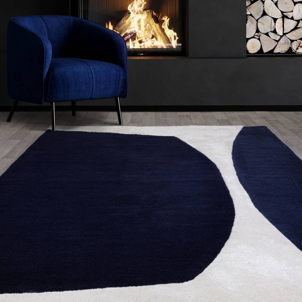 102 Signature Indigo Matrix Rug - 200cm x 300cm