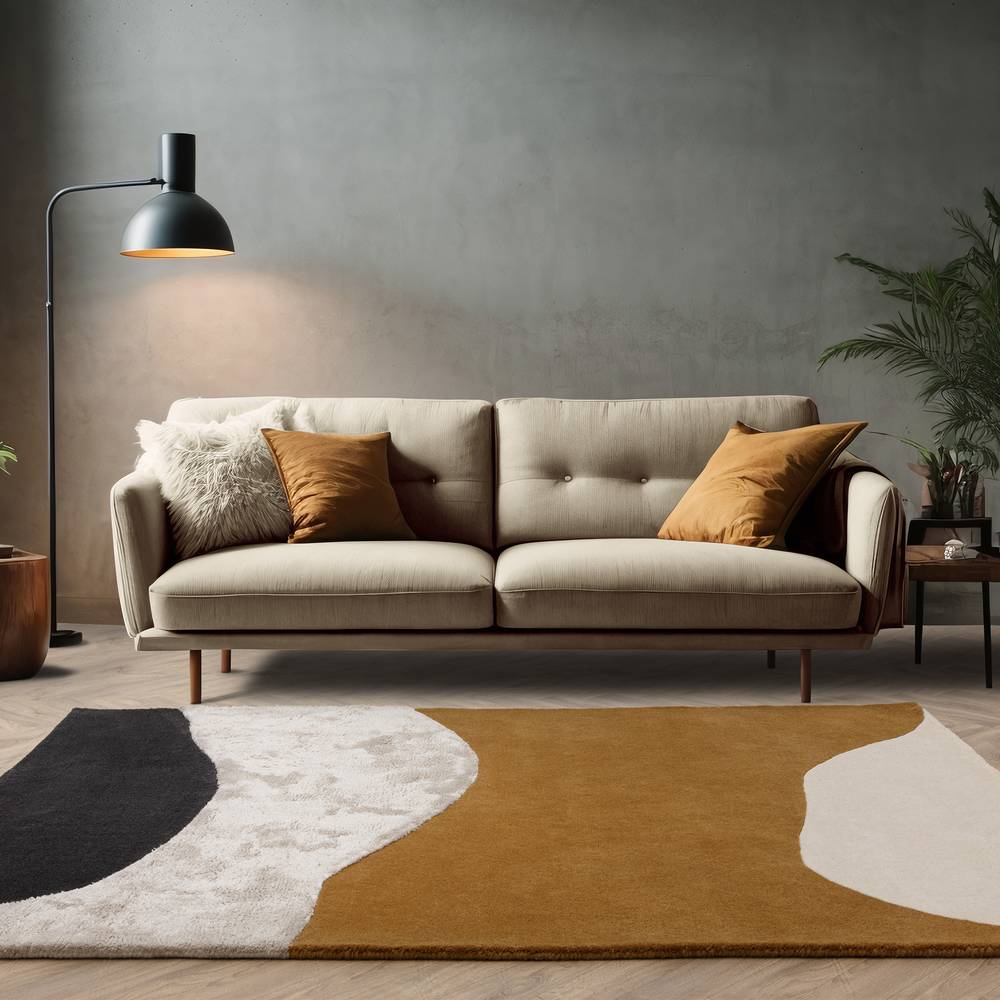 104 Signature Ochre Matrix Rug - 200cm x 300cm