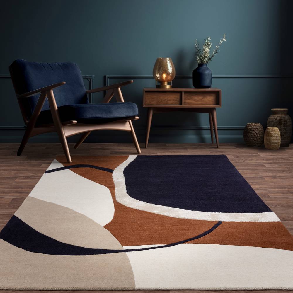 105 Signature Rust Matrix Rug - 200cm x 300cm