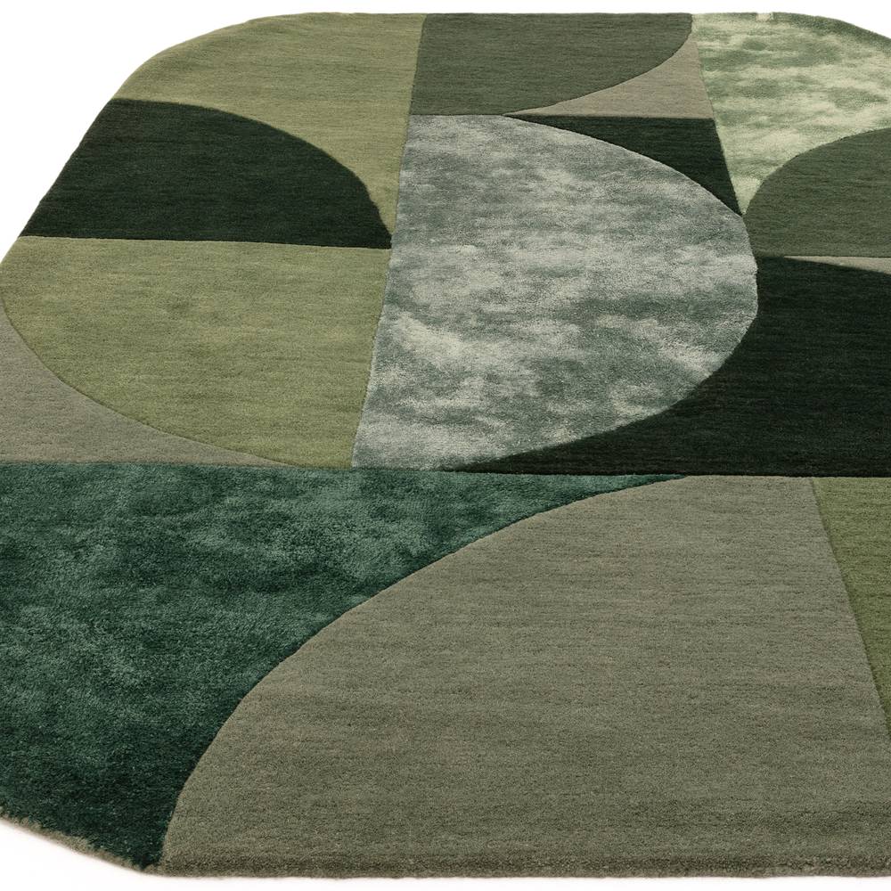75 Oval Forest Matrix Rug - 200cm x 300cm