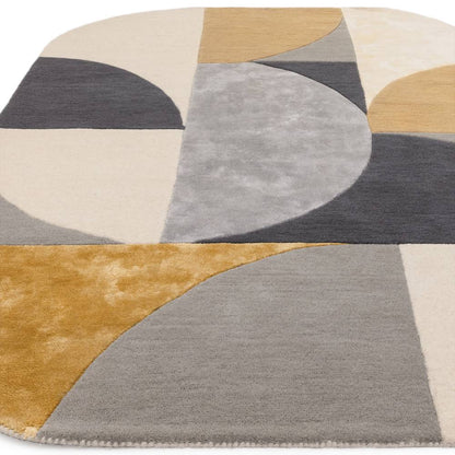 76 Oval Sunset Matrix Rug - 200cm x 300cm