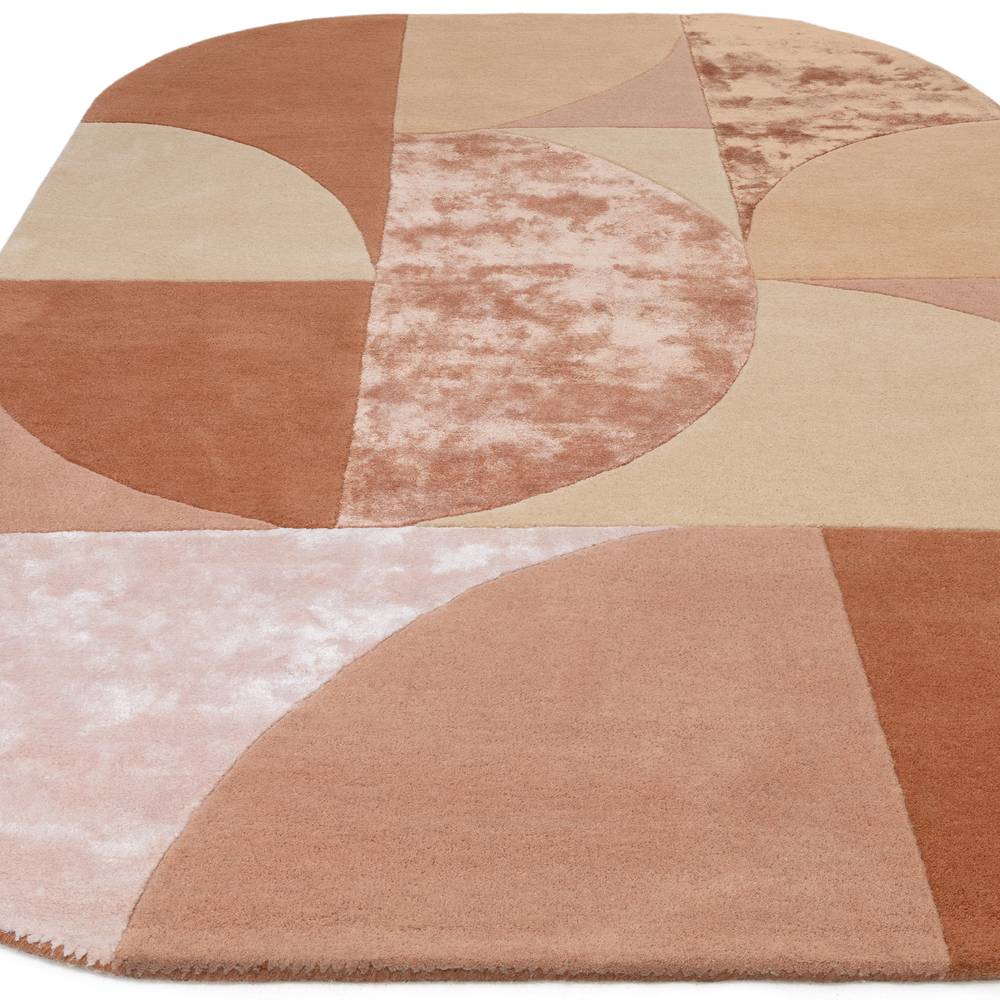 78 Oval Earth Matrix Rug - 200cm x 300cm
