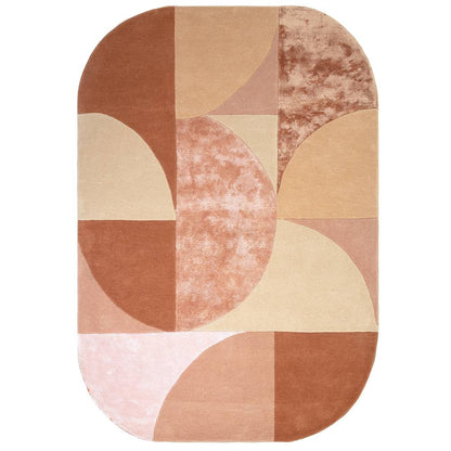 78 Oval Earth Matrix Rug - 200cm x 300cm