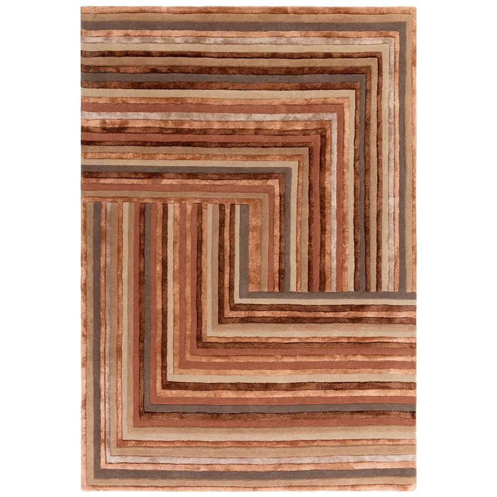 80 Network Terracotta Matrix Rug - 200cm x 300cm