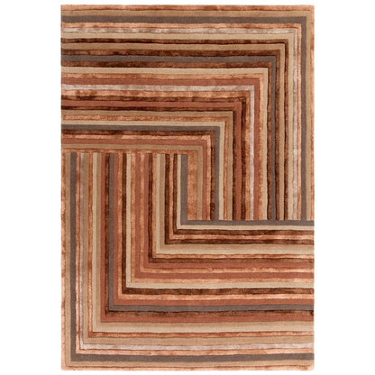 80 Network Terracotta Matrix Rug - 200cm x 300cm