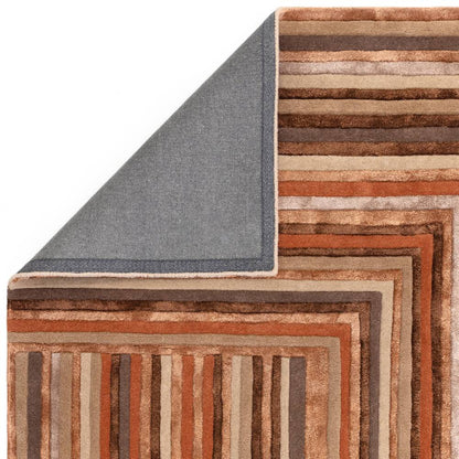80 Network Terracotta Matrix Rug - 200cm x 300cm