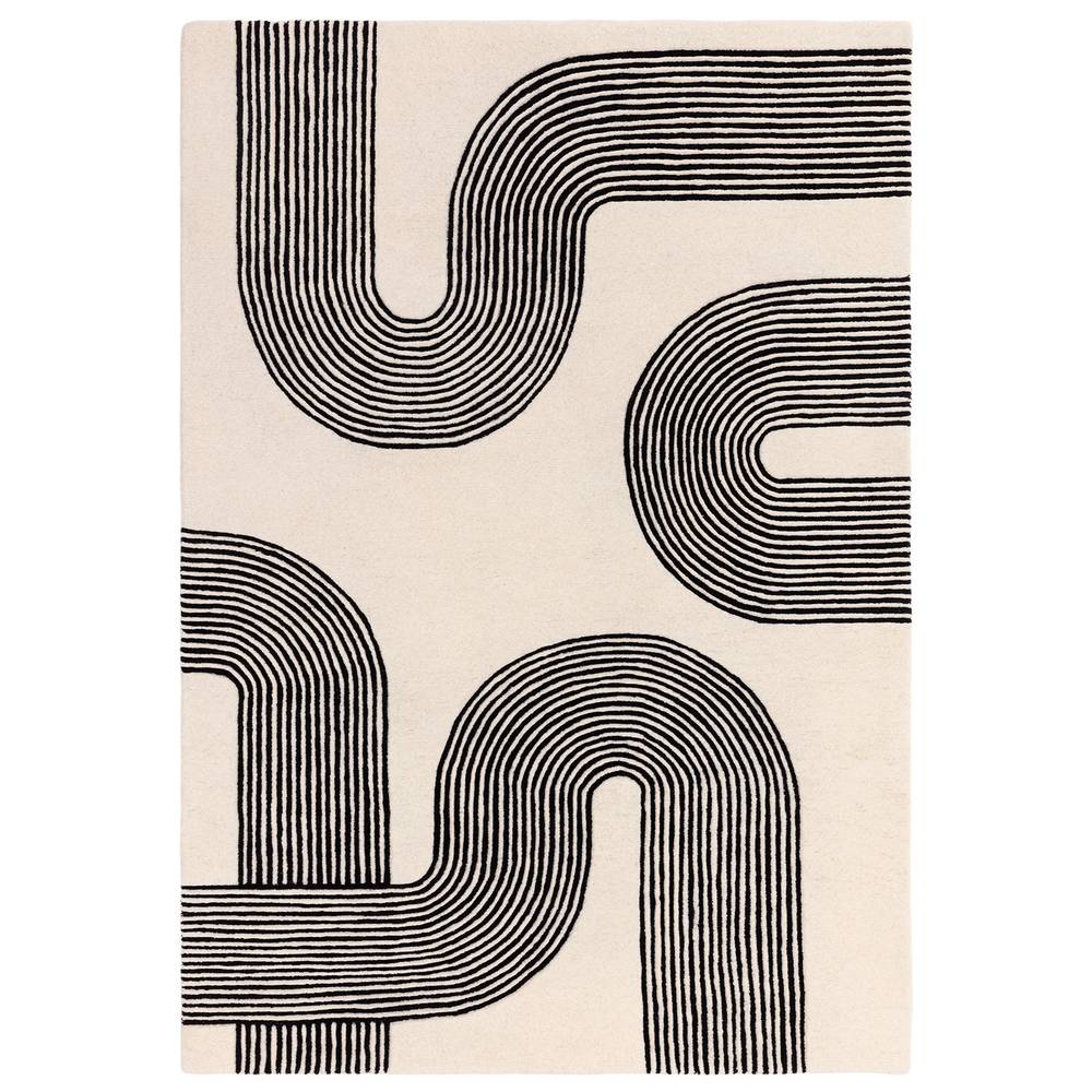 87 Arches Black Matrix Rug - 200cm x 300cm