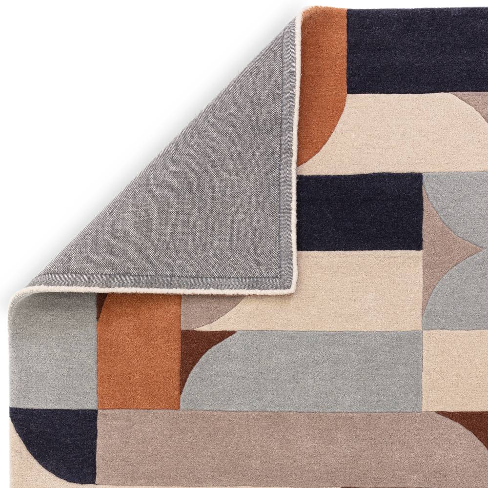 88 Klotski Terracotta Matrix Rug - 200cm x 300cm