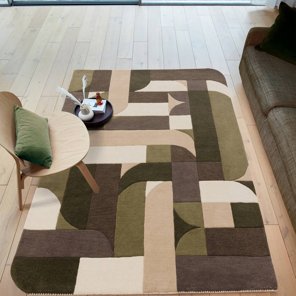 90 Klotski Sage Matrix Rug - 200cm x 300cm