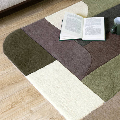 90 Klotski Sage Matrix Rug - 200cm x 300cm