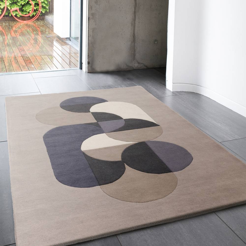 92 Statement L/Grey Matrix Rug - 200cm x 300cm