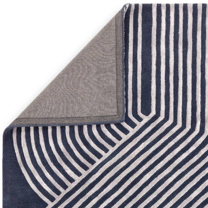 97 Solstice Navy Matrix Rug - 200cm x 300cm
