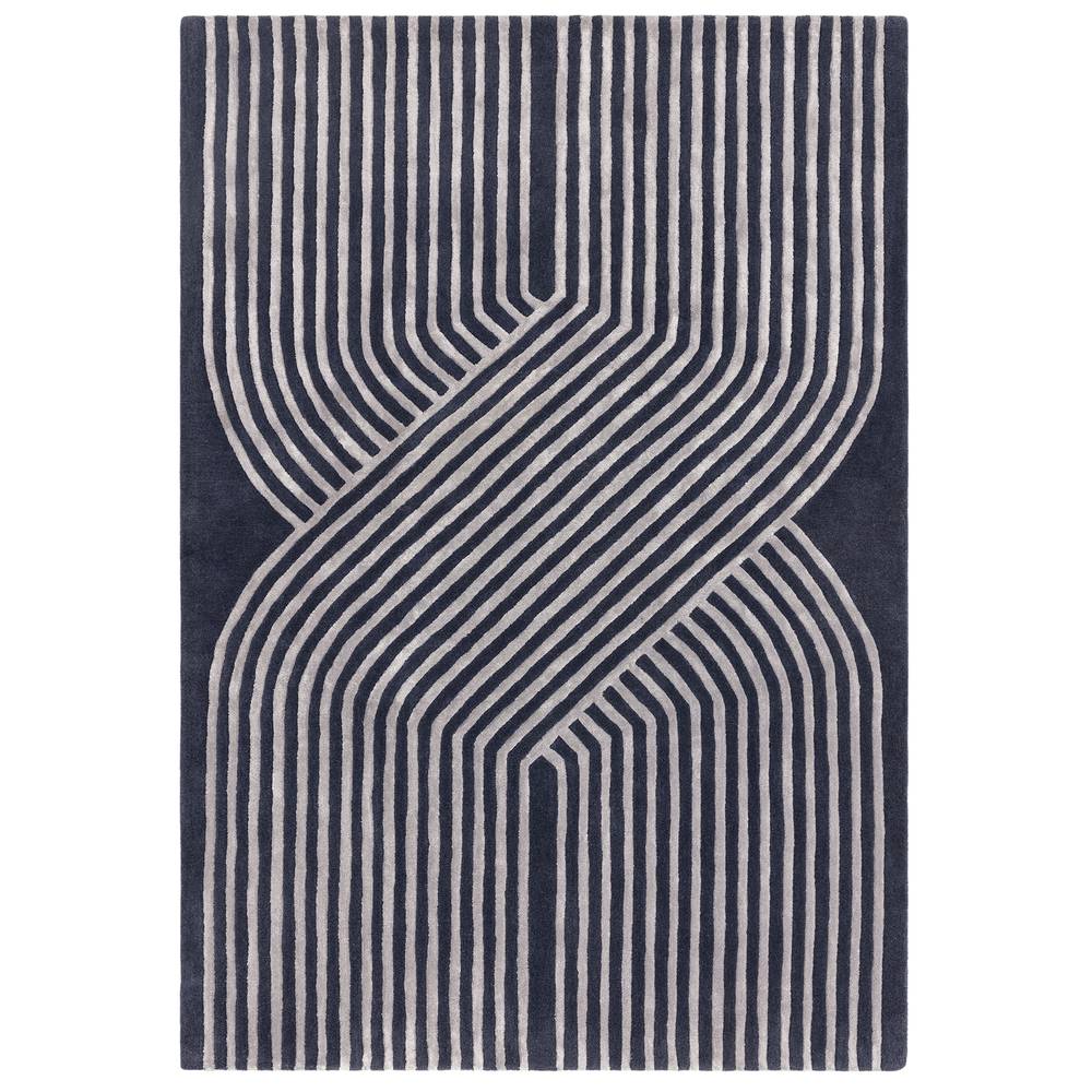 97 Solstice Navy Matrix Rug - 200cm x 300cm