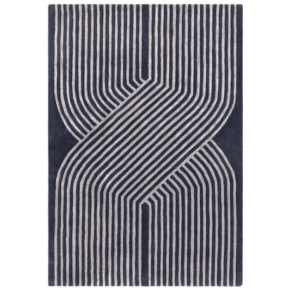 97 Solstice Navy Matrix Rug - 200cm x 300cm
