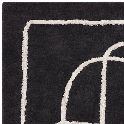 94 Infinity Charcoal Matrix Rug - 200cm x 300cm
