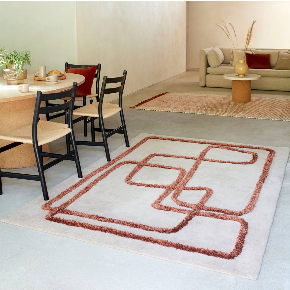 96 Infinity Copper Matrix Rug - 200cm x 300cm