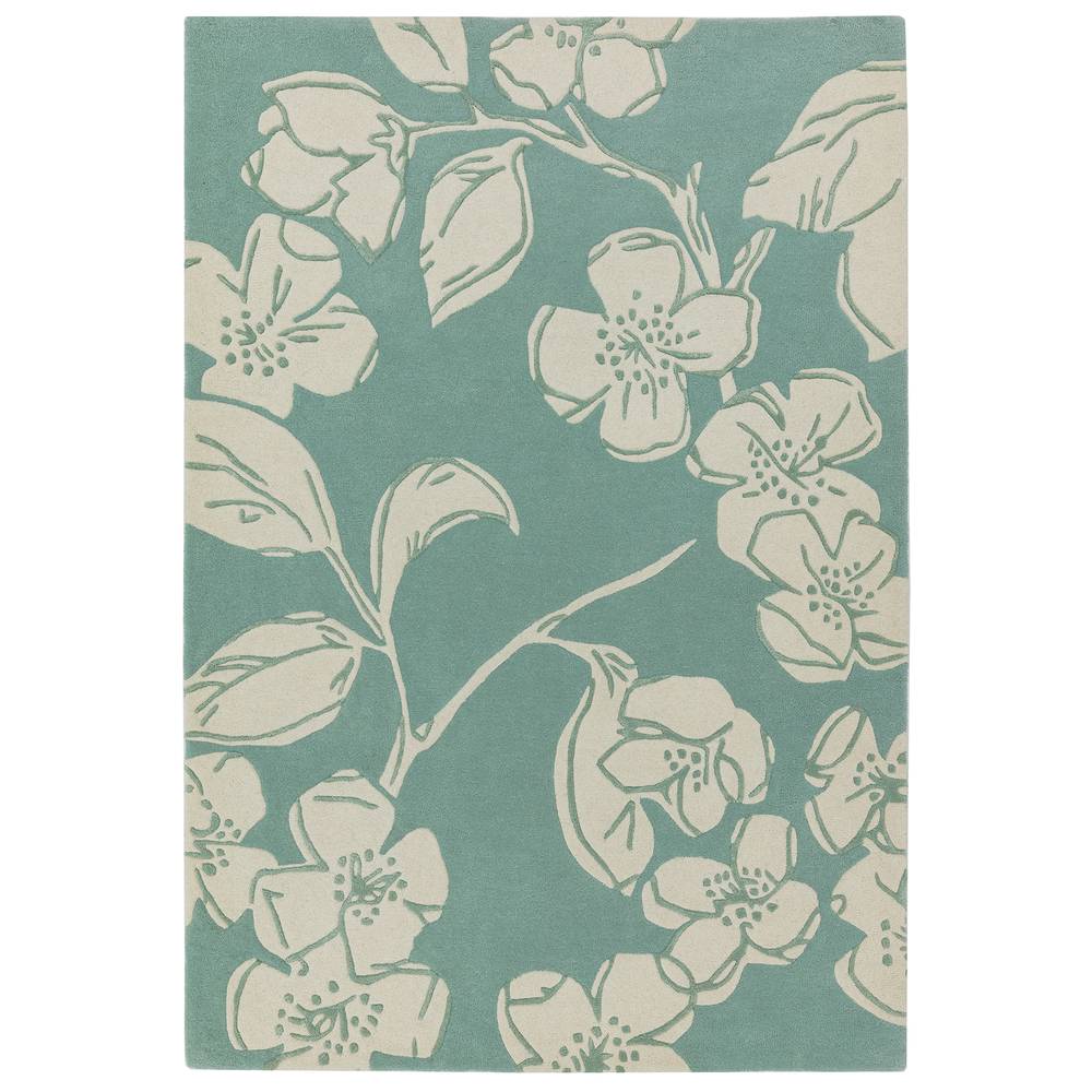 12 Devore Blue Matrix Rug - 200cm x 300cm