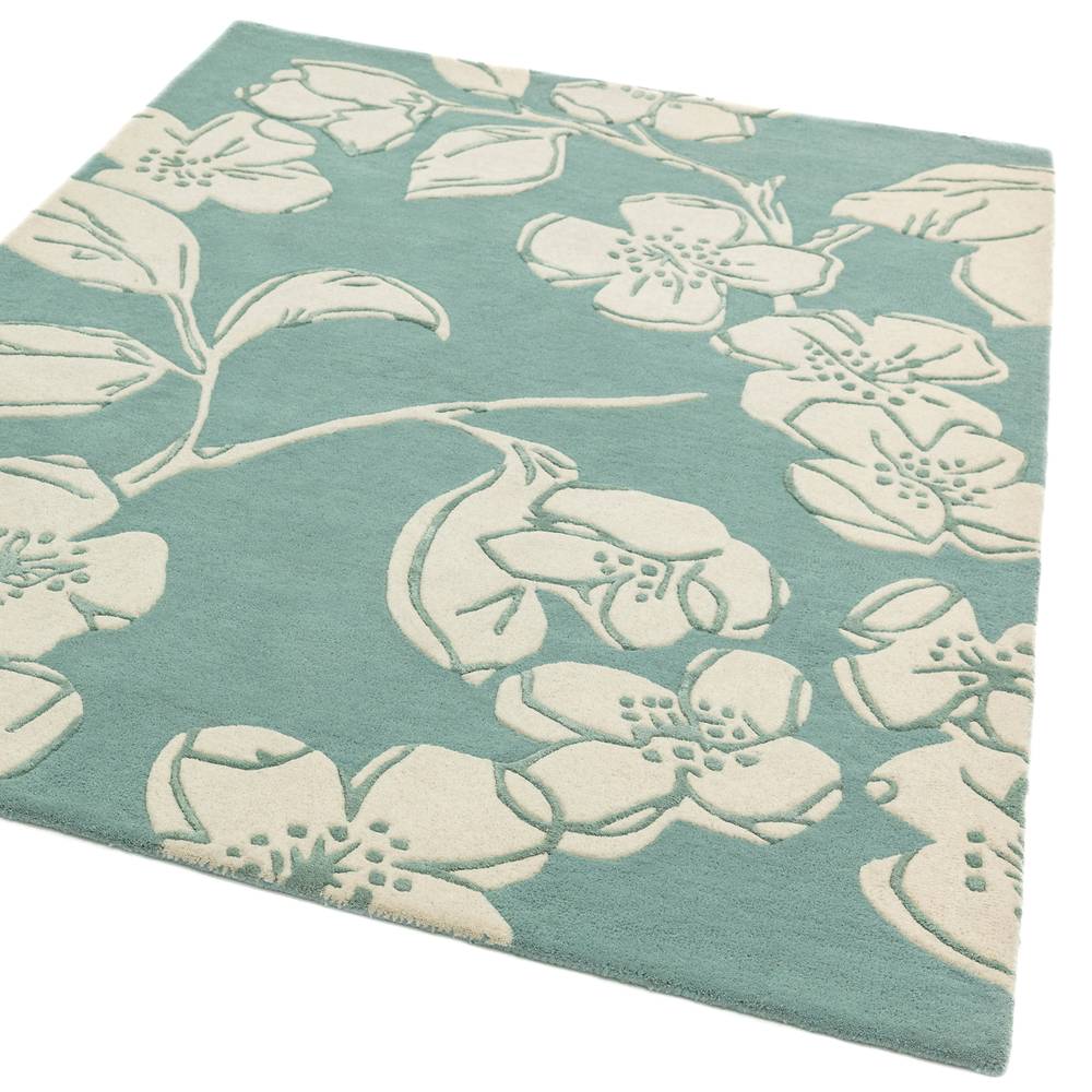 12 Devore Blue Matrix Rug - 200cm x 300cm