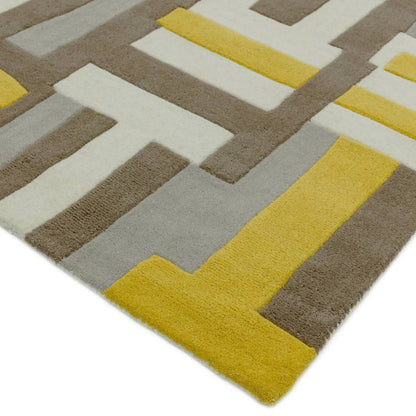 17 Code Yellow Matrix Rug - 200cm x 300cm
