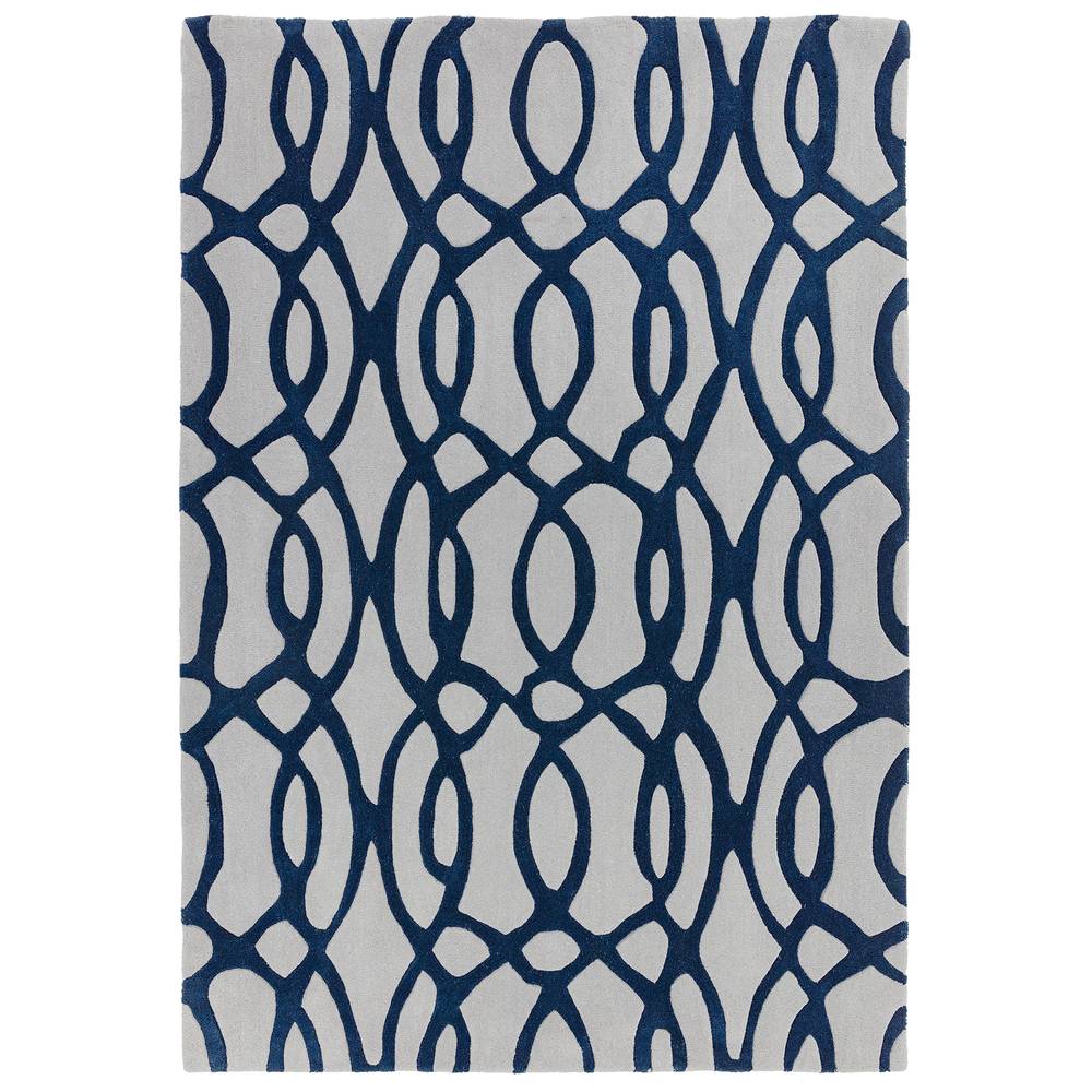 36 Wire Blue Matrix Rug - 200cm x 300cm