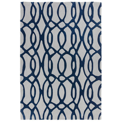 36 Wire Blue Matrix Rug - 200cm x 300cm