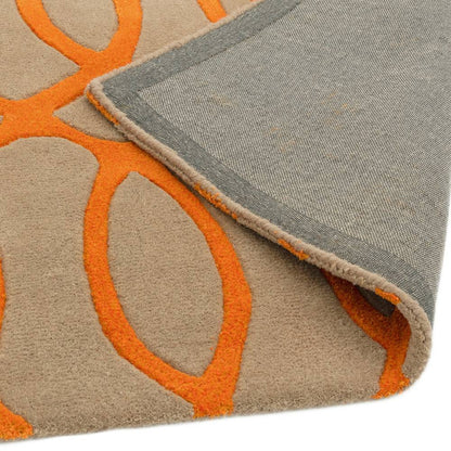 37 Wire Orange Matrix Rug - 200cm x 300cm