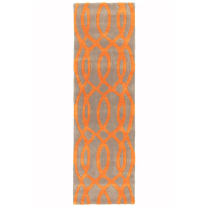 37 Wire Orange Matrix Rug - 200cm x 300cm