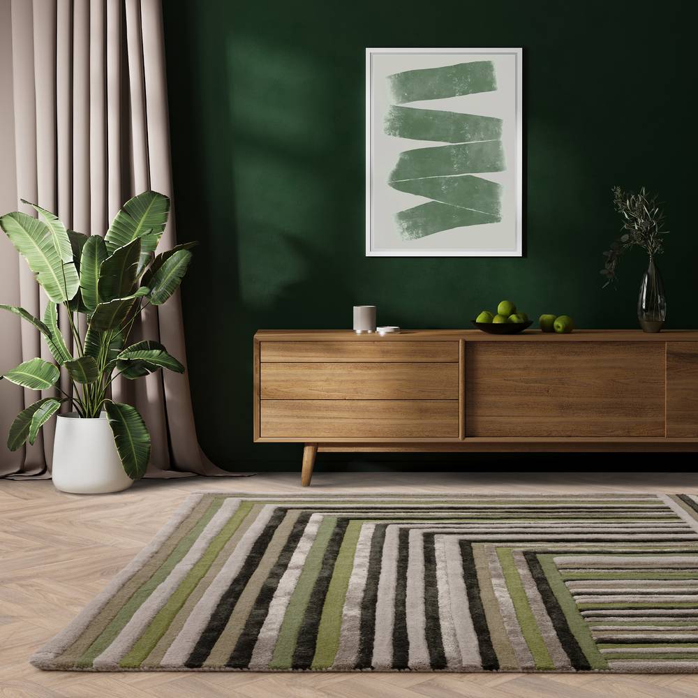 82 Network Forest Matrix Rug - 200cm x 300cm