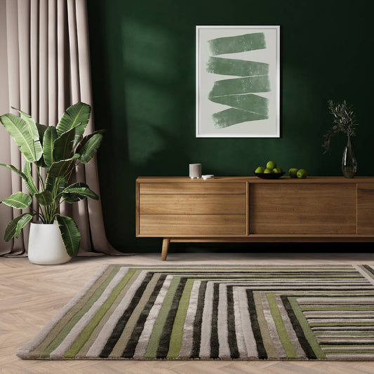 82 Network Forest Matrix Rug - 200cm x 300cm