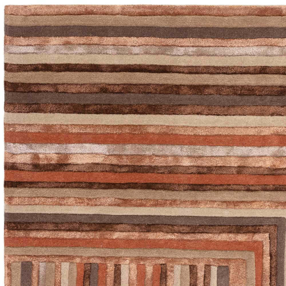 80 Network Terracotta Matrix Rug - 200cm x 300cm