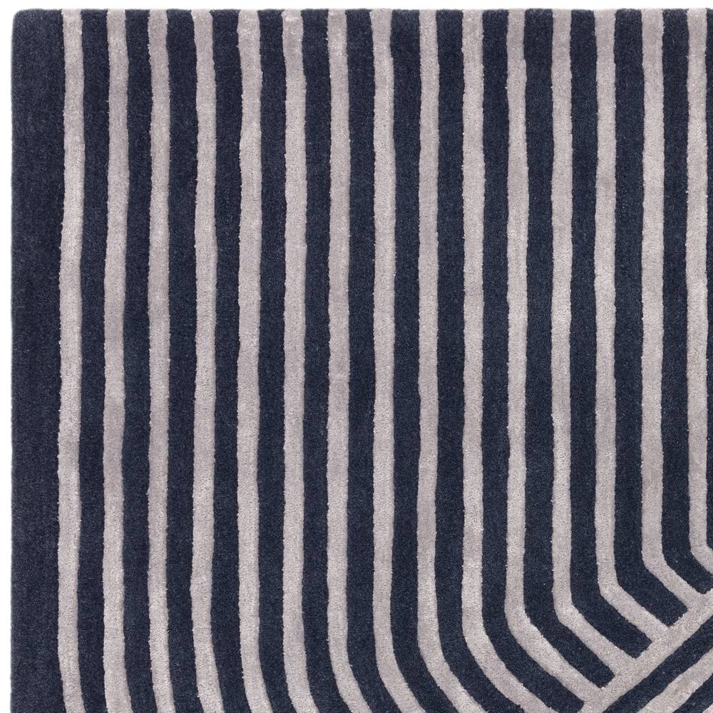 97 Solstice Navy Matrix Rug - 200cm x 300cm