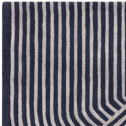 97 Solstice Navy Matrix Rug - 200cm x 300cm