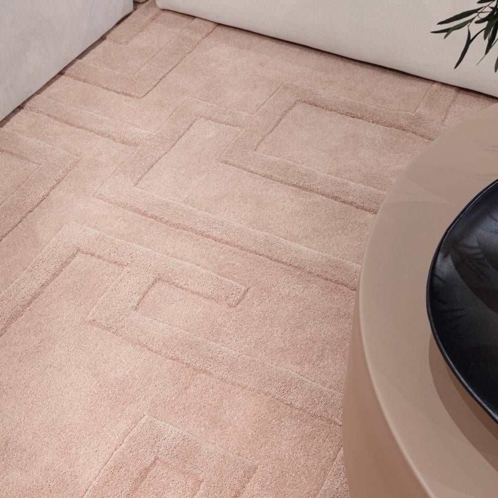 Blush Maze Rug - 200cm x 290cm