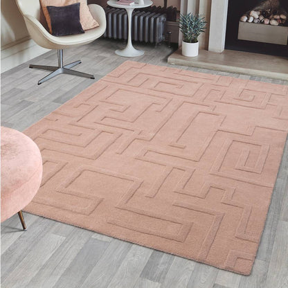 Blush Maze Rug - 200cm x 290cm