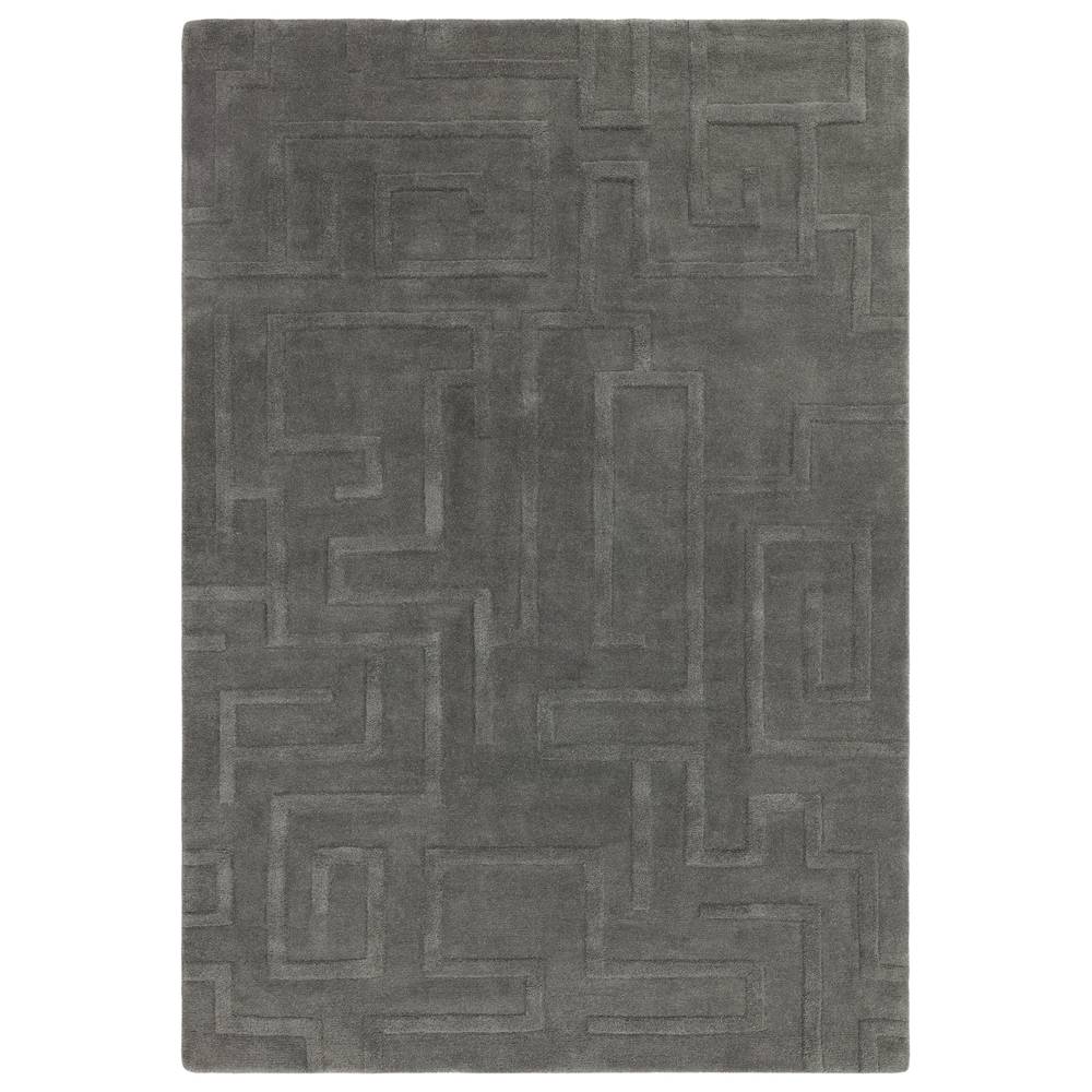 Charcoal Maze Rug - 200cm x 290cm