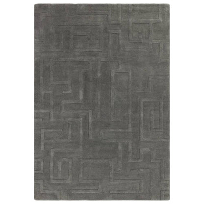 Charcoal Maze Rug - 200cm x 290cm