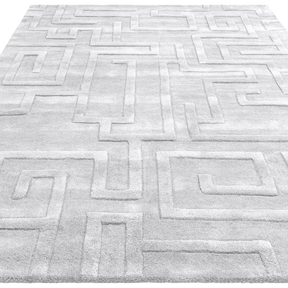Silver Maze Rug - 200cm x 290cm