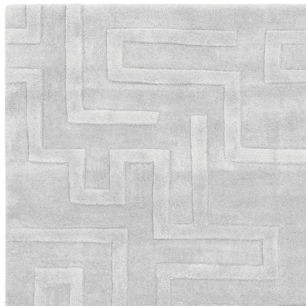Silver Maze Rug - 200cm x 290cm