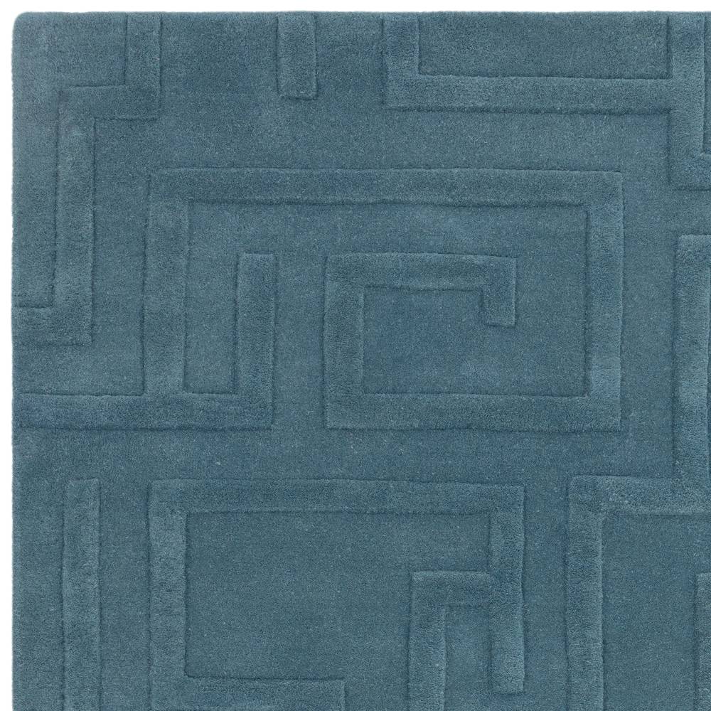 Teal Maze Rug - 200cm x 290cm