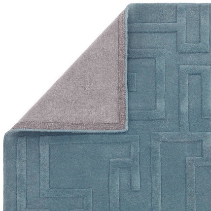 Teal Maze Rug - 200cm x 290cm