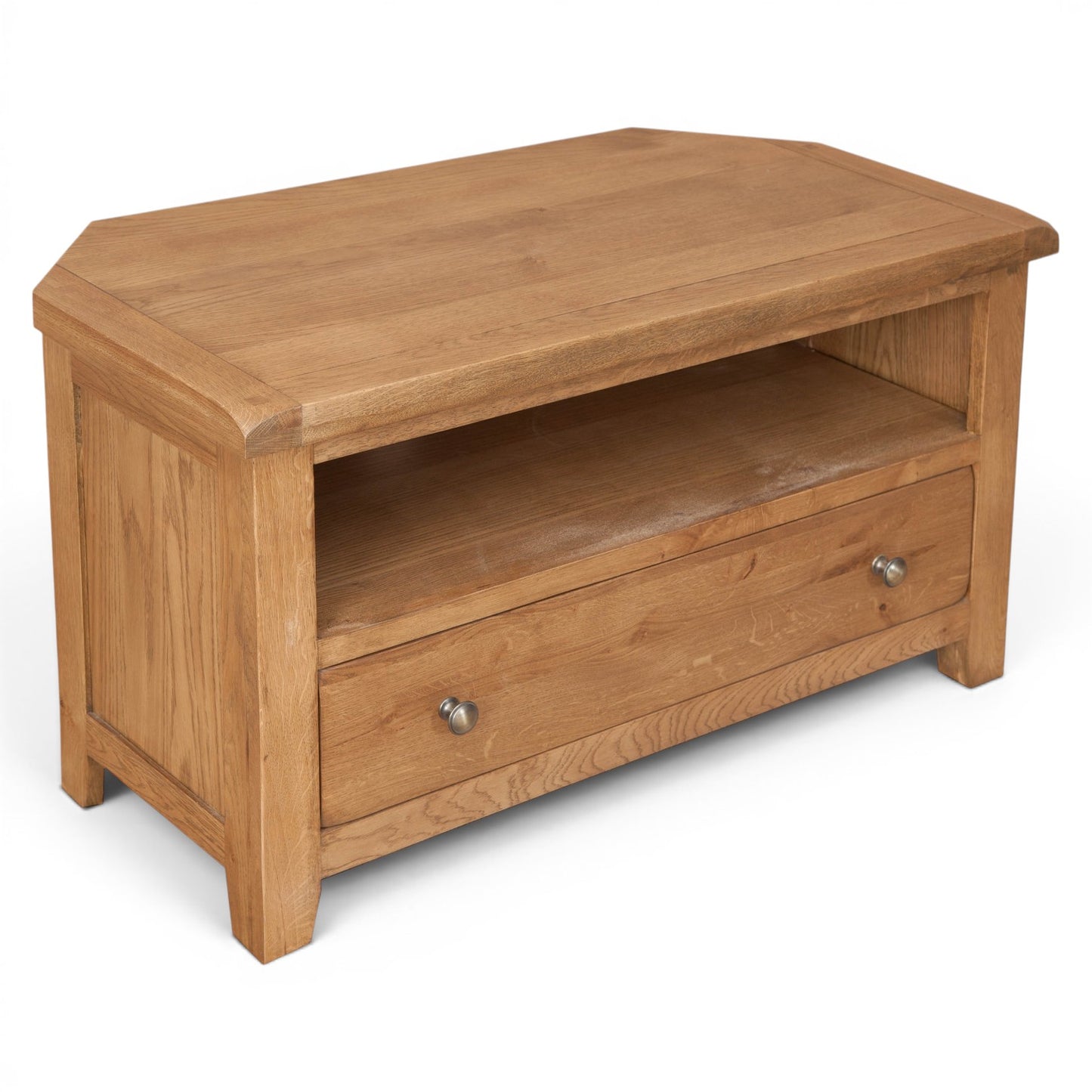 Marlowe Country Oak Corner TV Unit