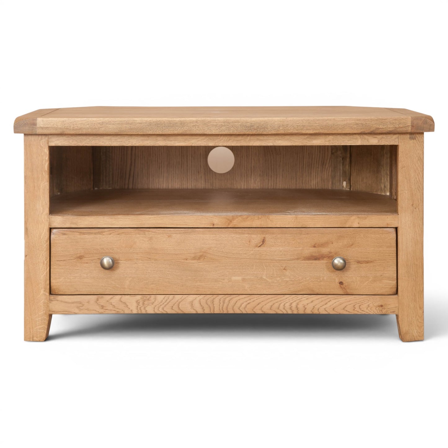 Marlowe Country Oak Corner TV Unit