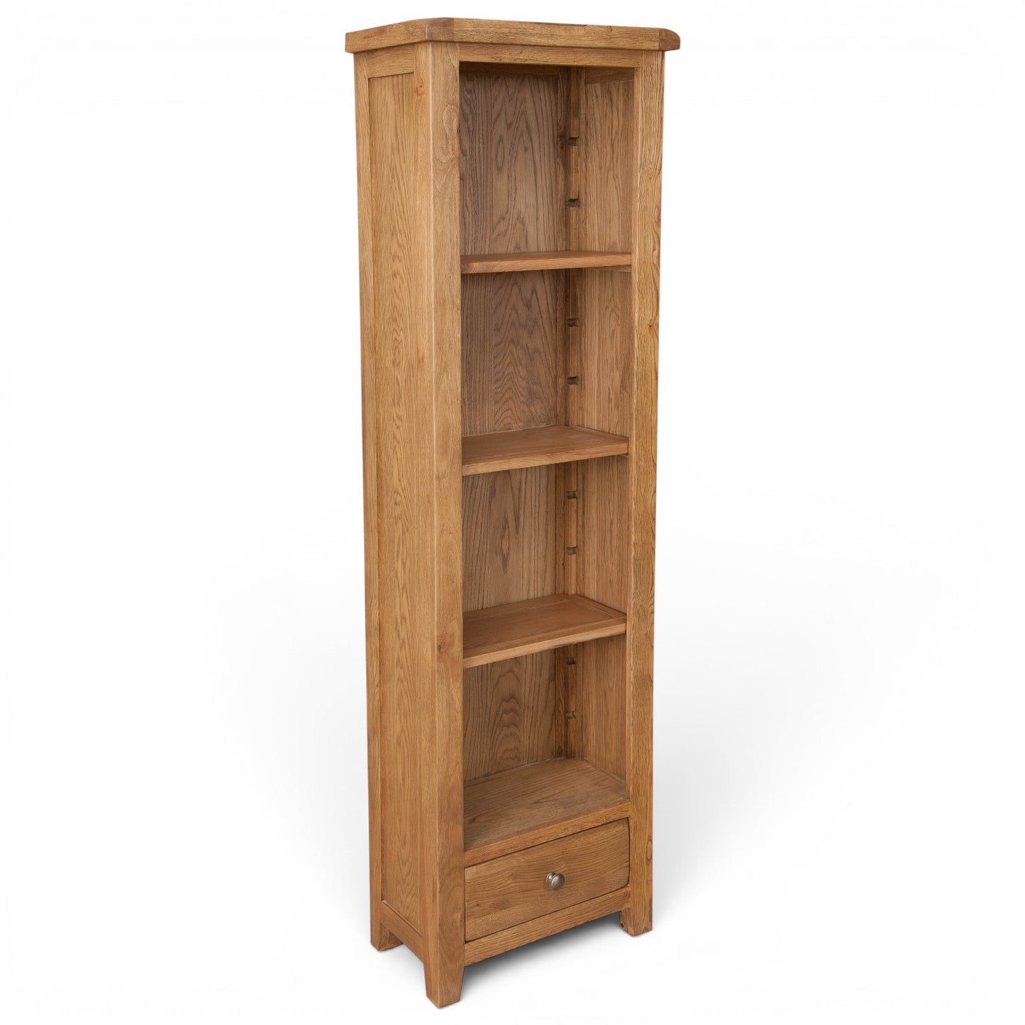Marlowe Country Oak Slim Bookcase