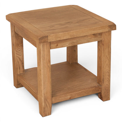 Marlowe Country Oak Lamp Table