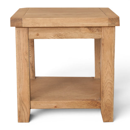 Marlowe Country Oak Lamp Table