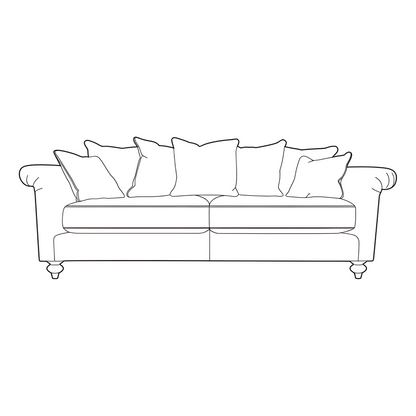 Merlot Extra Large Sofa - Pieces For Places