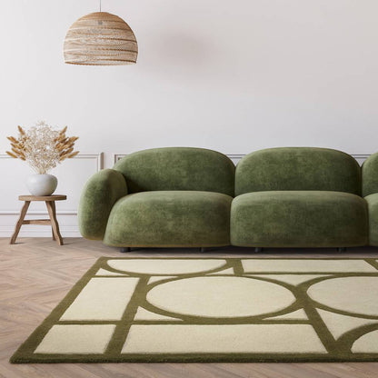 Khaki Metro Rug - 200cm x 290cm