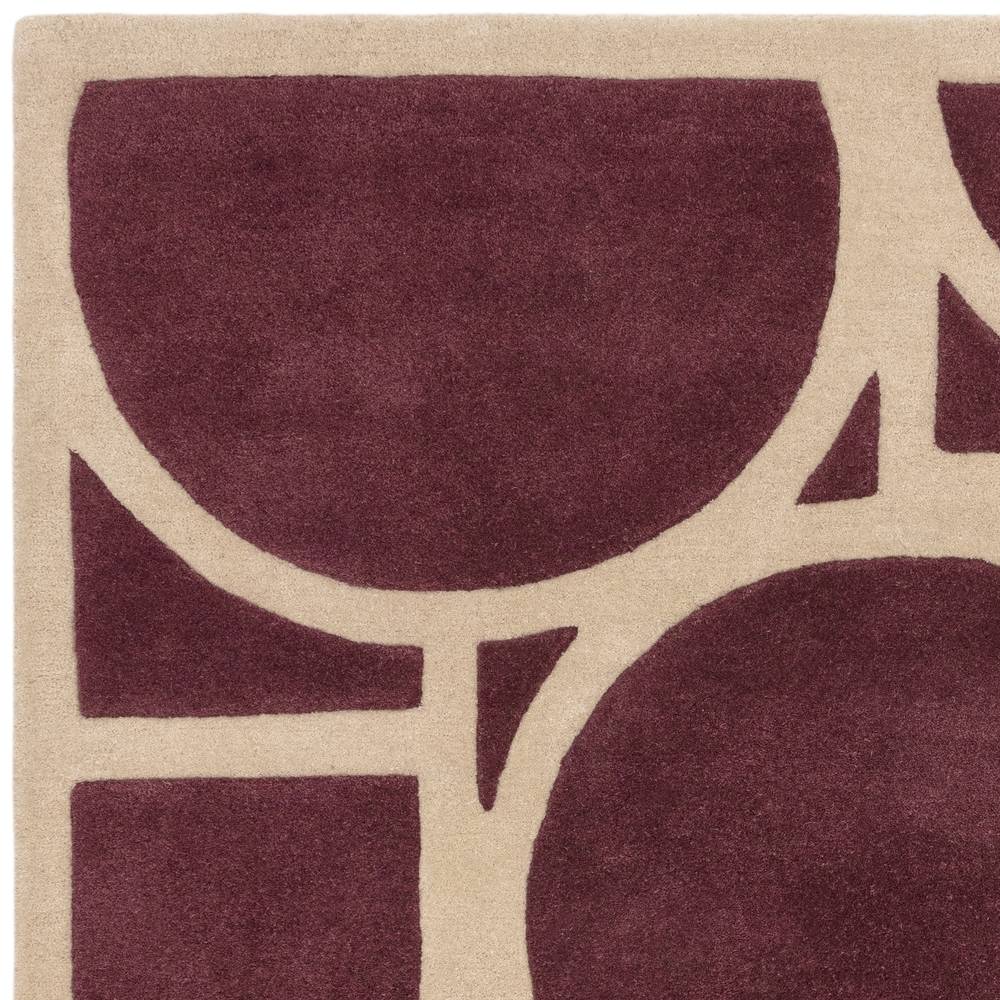 Plum Metro Rug - 200cm x 290cm