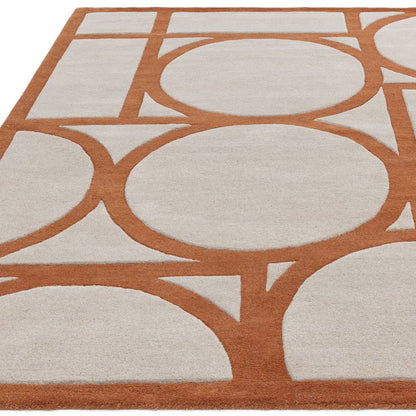 Rust Metro Rug - 200cm x 290cm